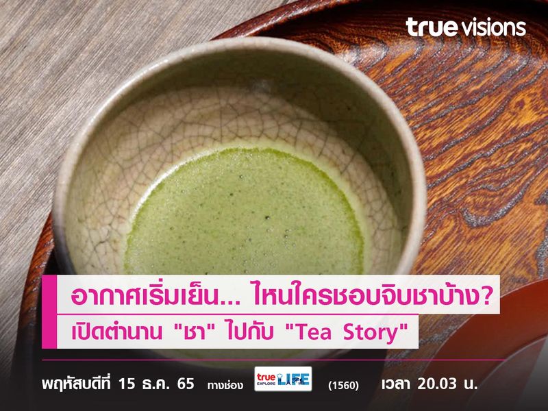 อากาศเริ่มเย็น... ไหนใครชอบจิบชาบ้าง? เปิดตำนาน "ชา" ไปกับ "Tea Story"