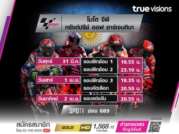 "โมโตจีพี" สนามที่ 2 ของฤดูกาล 