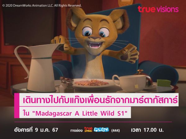 เดินทางไปกับแก๊งเพื่อนรักจากมาร์ดากัสการ์ ใน "Madagascar A Little Wild S1"