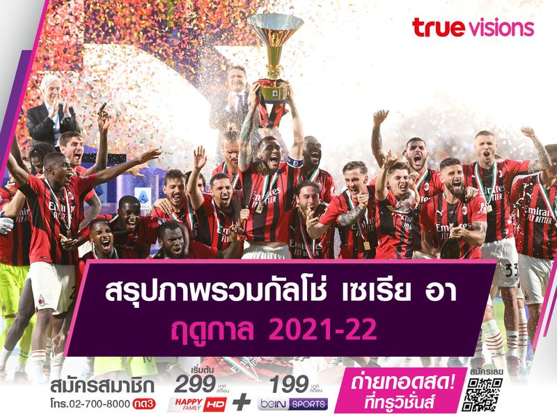 มิลานคืนสู่ความยิ่งใหญ่! สรุปภาพรวมกัลโช่ เซเรีย อา ฤดูกาล 2021-22